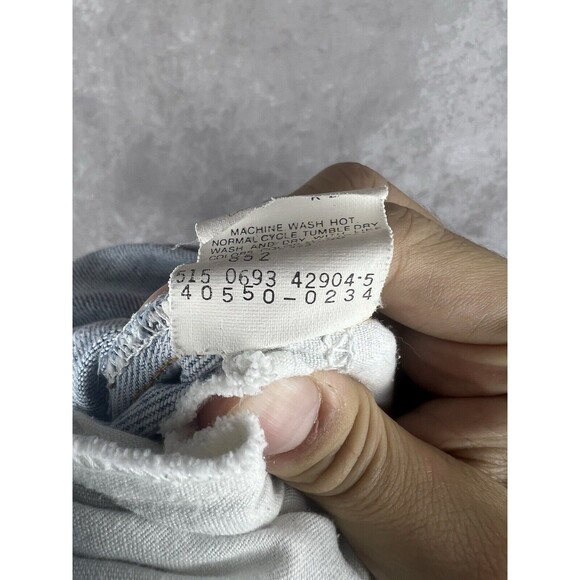 VTG Levis 550 Mens Light Wash Orange Tab Relaxed Fit Tapered Leg Jeans Sz 36x32 - Picture 5 of 7